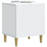 vidaXL Cabinet de chevet 2 pc Blanc 43 x 34 5 x 50 cm