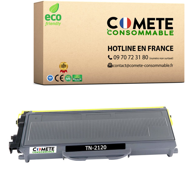 TONER TN2120-pack de 1 Compatible avec Brother-COMETE Entreprise  française