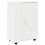 vidaXL Ensemble de meuble TV 4 pièces 4 Pièces Blanc Bois d'ingénierie