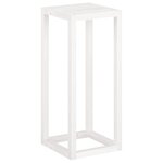 vidaXL Ensemble de supports pour plantes 3Pièces Blanc Bois de pin massif