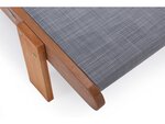 Bain de soleil en bois exotique "Saïgon" - Maple - Gris - Lot de 4