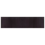 vidaXL Tapis rectangulaire marron foncé 100x400 cm bambou