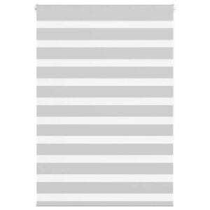 vidaXL Store zèbre gris clair largeur du tissu 90 9 cm polyester