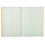 Piqûre 29 7x21cm à tête paresseuse 13 colonnes sur 2 pages - 34 lignes - 80 pages - exacompta