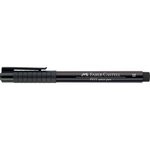 Feutre encre de chine pitt artist pen pointe pinceau noir x 10 faber-castell