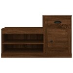 vidaXL Armoire à chaussures chêne marron 100x42x60cm bois d'ingénierie