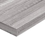 vidaXL Étagères murales 4 Pièces sonoma gris 100x10x1 5cm bois ingénierie