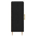 vidaXL Buffet Chêne noir 34 x 34 5 x 90 cm Bois d'ingénierie