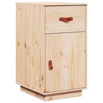vidaXL Armoire de bureau 40x50x75 cm Bois massif de pin