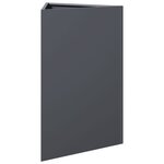 vidaXL Jardinières 2 Pièces anthracite triangulaire 50x43x75 cm acier