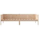 vidaXL Lit de jour sans matelas bois de pin massif 80x200 cm