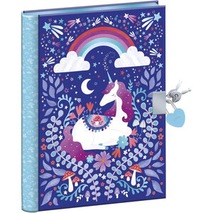 Journal intime - Carnet secret - Licorne - Avec cadenas et clés - Dès 6 ans - Janod