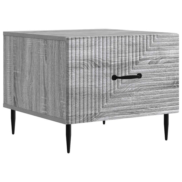 vidaXL Table basse Sonoma gris 49 x 50 x 40 cm Bois d'ingénierie