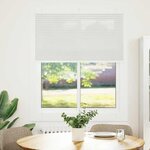 vidaXL Store plissé gris clair 105x100cm largeur du tissu 104 4cm