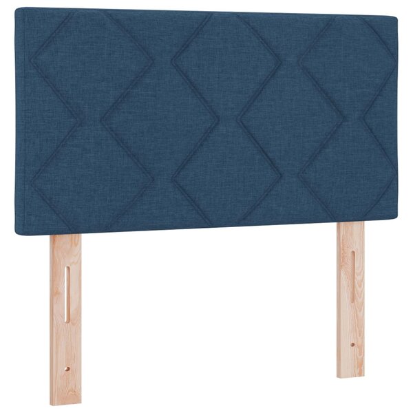 vidaXL Tête de lit LED Bleu 80 cm tissu