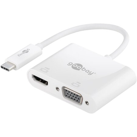 Adaptateur USB-C™ multiport HDMI™+VGA étendu GOOBAY