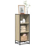 vidaXL Bibliothèque chêne sonoma 40x35x107 5 cm bois d'ingénierie