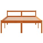vidaXL Lit pour personne âgée sans matelas 140x190 cm bois pin massif