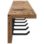 vidaXL Porte-manteau mural Bois ancien 80 x 10.5 x 10.5 cm