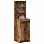 vidaXL Haut Armoire Bois ancien 40 x 40 5 x 135 cm Bois d'ingénierie