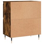 vidaXL Buffets 2 Pièces chêne fumé bois d'ingénierie