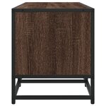 vidaXL Meuble TV chêne marron 180x35x41 cm bois d'ingénierie