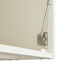 vidaXL Armoire murale pour garage Blanc 80 x 33 x 35 cm