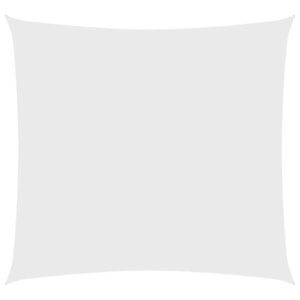 vidaXL Voile de parasol tissu oxford carré 3x3 m blanc