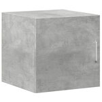 vidaXL Armoire de rangement mince gris béton 40x42 5x225 cm