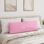 vidaXL Coussins de canapé 2 Pièces Rose 120 x 40 cm tissu