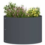 vidaXL Cache-pot de jardin 5 Pièces Anthracite 30 x 30 x 20 cm