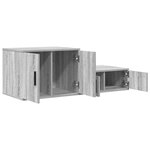 Armoire de rangement vidaXL Gris Sonoma 103x41x40 cm en bois aggloméré