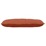 vidaXL Coussin de Dos Rouge orange 100 x 50 cm Tissu en velours côtelé