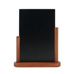 Ardoise de table ELEGANT 28 x 32 cm Acajou SECURIT