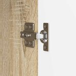vidaXL Meuble TV Chêne Sonoma 99 x 34 5 x 50 cm Bois d'ingénierie