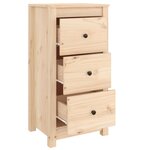vidaXL Buffets 2 Pièces 40x35x80 cm bois massif de pin