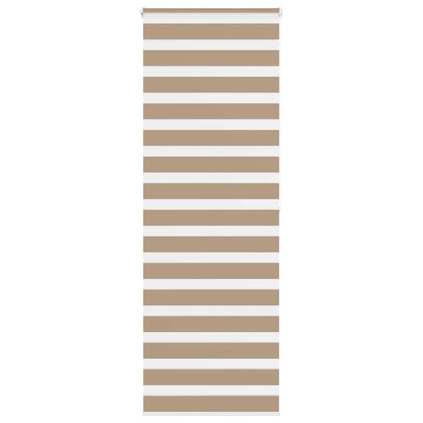 vidaXL Store zèbre marron sable largeur du tissu 85 9 cm polyester