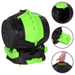 vidaXL Composteur à tambour 49 5x44 5x57 cm 50 L