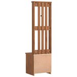 vidaXL Portemanteau SANDNES 45x40x159 5 cm bois massif pin
