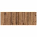 vidaXL Meuble TV mural chêne artisanal 80x30x30 cm bois d'ingénierie