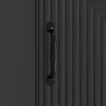 vidaXL Cabinet de chevet Noir 43 x 34 5 x 50 cm Bois d'ingénierie