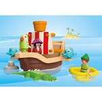 PLAYMOBIL 71769 - JUNIOR & Disney : Peter Pan et bâteau pirate