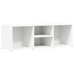 vidaXL Banc à chaussures Blanc 105x35x35 cm Aggloméré