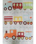 Tapis enfant 80 x 150 cm - Multicolore