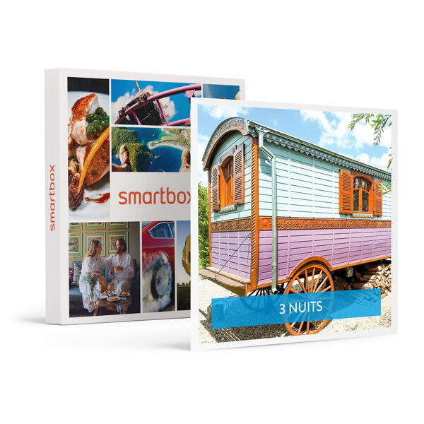 SMARTBOX - Coffret Cadeau Séjour insolite en roulotte : 4 jours près de Bordeaux -  Séjour