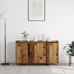 vidaXL Buffet en Bois Ancien Bois ancien Bois massif récupéré