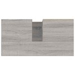 vidaXL Armoire de bain sonoma gris 65x33x60 cm bois d'ingénierie