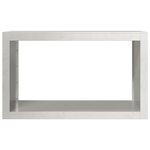 vidaXL Portant de bois de chauffage 100x40x60 cm acier inoxydable
