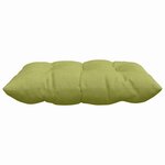 vidaXL Coussins de siège 2 Pièces Vert clair 40 x 40 x 6 cm tissu