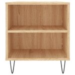 vidaXL Table basse chêne sonoma 102x44 5x50 cm bois d'ingénierie
